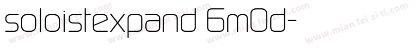 soloistexpand 6m0d字体转换